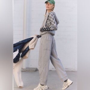 FREE PEOPLE MOVEMENT Set Go Onesie Gray Zip Up XS